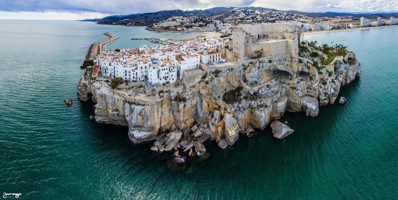 Apartamento Dos Terrazas, Vistas Al Mar. Piscina Peñíscola المظهر الخارجي الصورة