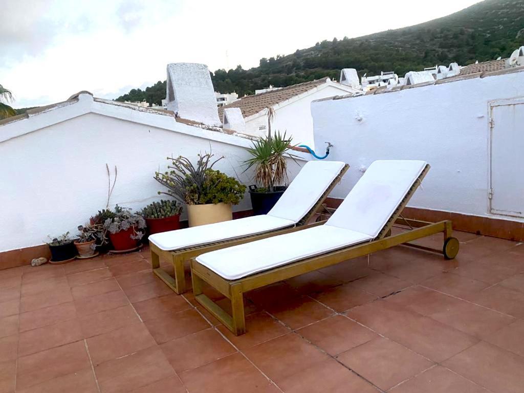 Apartamento Dos Terrazas, Vistas Al Mar. Piscina Peñíscola المظهر الخارجي الصورة
